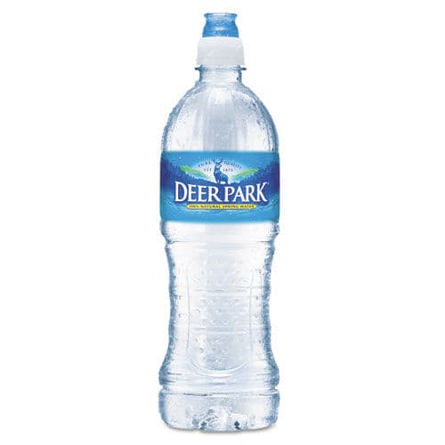 Natural Spring Water, 23.6 oz Bottle, 24 Bottles/Carton