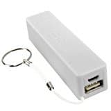 Mobile Power Bank (USB - 2600mAh, White) - Phone Charger