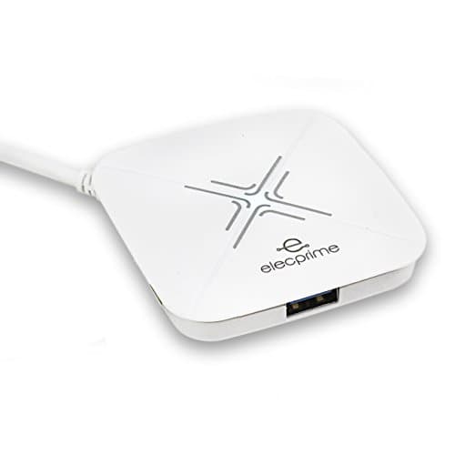 [NEW RELEASE] 4-Port USB 3.0 Hub by ElecPrime | 5 GBPS | 15cm Cable Length | w/USB &amp; DC Power Supply Mode | High Speed Transmission Rate