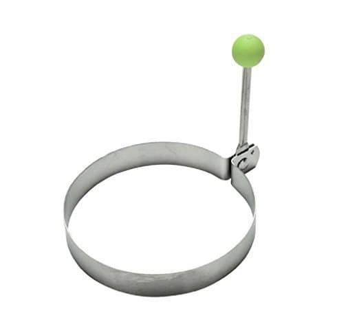 Fried Egg elyseesen Stainless Steel Fried Egg Pancake Shaper Mould Mold Kitchen Utensils C silver