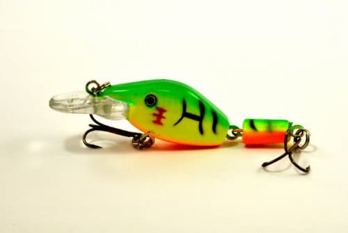 Akuna BP 110 2.6-Inch Shallow Diving Jointed Swimbait Crankbait Fishing Lures for Bass and Trout, Firetiger, Single