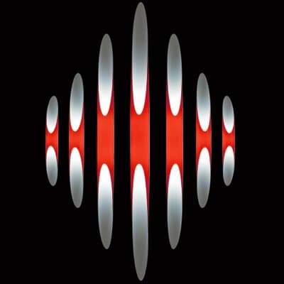 Kundalini Shakti Wall Light Red (Fixed) (Shakti Wall 120)