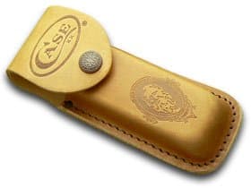 CASE XX Large Brown Leather Job Case Belt Sheath for Pocket Knives