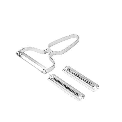 Garcoo Premium Ultra Sharp Stainless Steel Julienne Peeler &amp; Vegetable Peeler