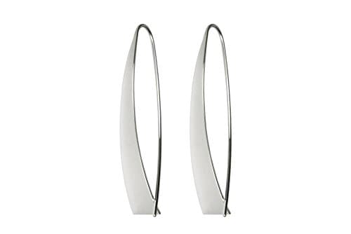 Otis JaxonHandmade 925 Sterling Silver Elliptical Drop Earrings with Signature Gift Packaging by Otis Jaxon