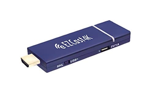 Morjava D2 EZCast A1 Mirascreen 5G Powerful Streaming OTA TV Stick with the Most Advanced Technology! 5GHz Wireless HDMI Streaming Media Player WiFi Display Dongle Share Videos Images Docs Live Camera Musics from All Smart Devices to TV Monitor or Projector