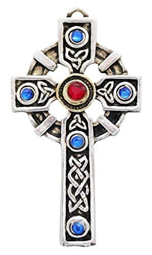 Galraedia Crux Cross - for Willing Against The Odds Collection of Pendants - Gothic Fantasy Designs with Swarovski Crystal - Gift Boxed