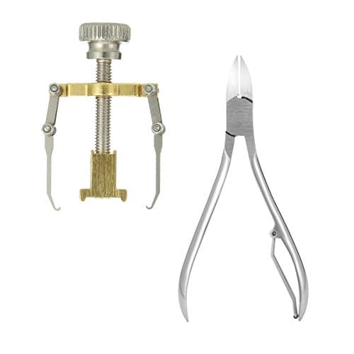 Firstwish 2pcs Nail Clipper Pro Paronychia Correction Ingrown Toenail Thick Tool Pedicure Manicure Nail Nipper (snips)