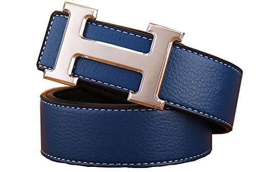 GoblinKingdom Men's Business Casual Leather Belt with Pin Buckle