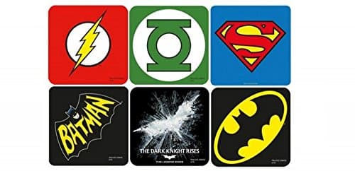 DC Comics – Set of 6 Coasters – JUCTICE League Logo