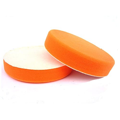 Set of 2 Professional Velcro Medium for Polisher 180 mm Polishing Sponge – Perfect Car Polish Polishing Kit