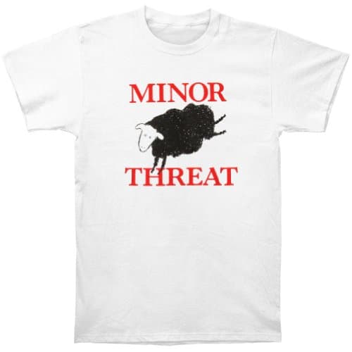 Minor Threat Men's Blacksheep T-shirt Large White