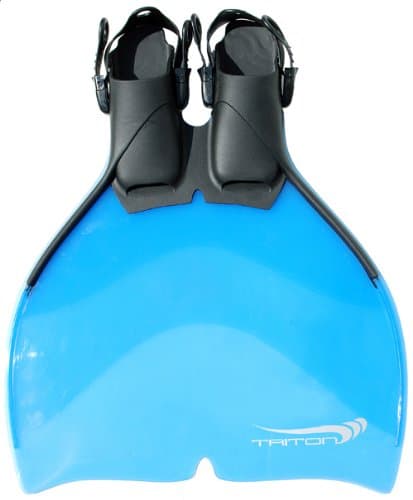 MONOFIN BLUE SM 1 - 4 UK foot size for swimming or freediving by sommap