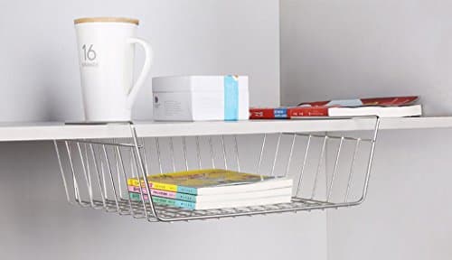 under shelf storage Kitchen Shelf Storage Basket Multifunctional Stainless Steel Kitchen Storage Shelf Hook Up Shelf Kitchen storage and organization