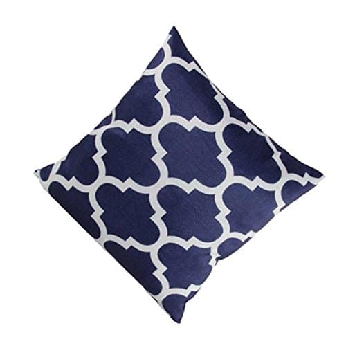 Moonuy 45cm*45cm Cushion Case,Sofa Waist Throw Cushion Cover Home Decor (Navy)