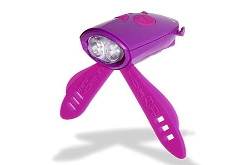 Mini Hornit | The World's Wildest Bicycle Horn with LED Light and 25 Fun Sound Effects, purple