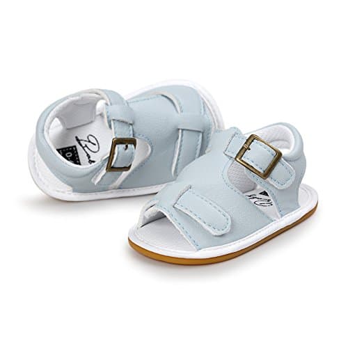 Baby Soft Sandals , Chcikwin Infant Toddler Baby Boys Girls Soft Soles Antiskid Rubber Sole Sandals (12-18month, I)