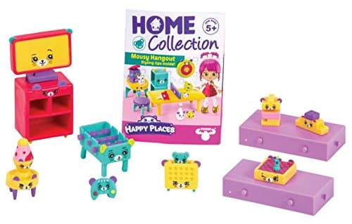 Shopkins Happy Places Decorator Pack Series 1 &amp; 2 - NEW 2017 - MOUSY HANGOUT (HOME COLLECTION) 5Yrs +