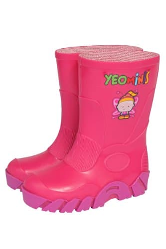 Yeominis Size 8 Wellingtons - Pink