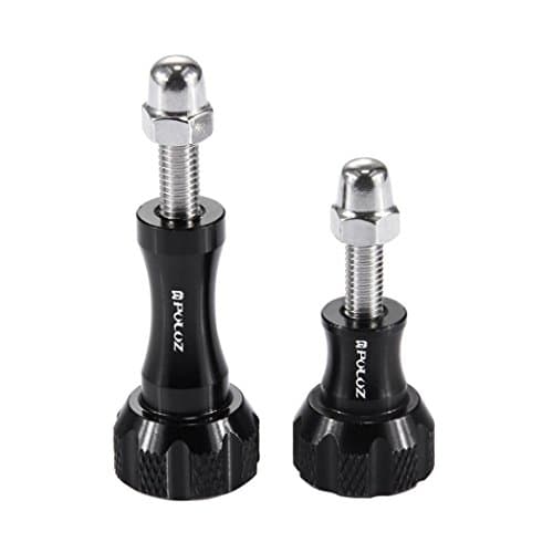 Thumbscrew Set for Gopro HERO5/HERO4 Session/HERO 5/4/3+/3/2/1,Diadia Thumb Screw Bolts PULUZ Metal Thumb Knob Stainless Bolt Nut Screw Set (Black)