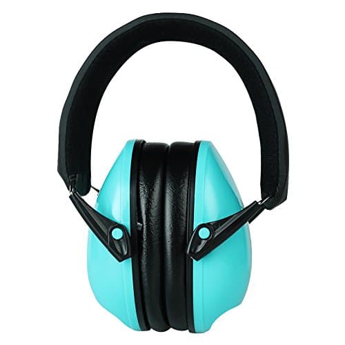 Ear Defenders,EverFabulous Adjustable Comfortable Hearing Protection EarMuffs Noise Reduction NRR 22dB,Professional Ear Defenders for 3 Years to 12 Years Old Children Kids (Blue)