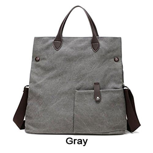 Piler Handbag Canvas Handbags Lady Shoulder Bag Classic Messenger Crossbody Hand Bags,Gray