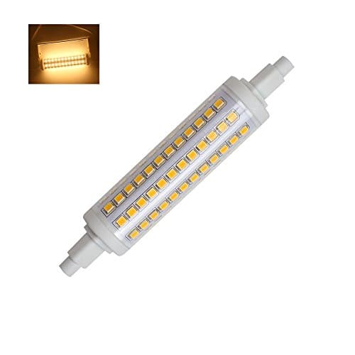 R7s 10W Dimmable LED Lamp 118mm 360 Degrees 2835 SMD Warm White Replace Halogen Lamp Bulb