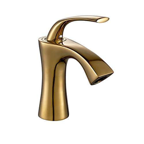 Maifeini  Wash Basin Taps _ High-End Continental Water Tap Toilet Washstand Fittings,Gold-Plated 130