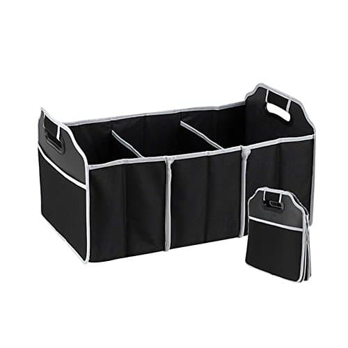 Car Trunk Organizer MeiTeAi Foldable Cargo Storage Bag Store Basket Collapsible for Household Automobile Trucks SUV
