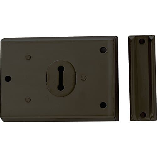 Precise Engineered Yale Locks [UK Spec] P402 Rimlock Grey Finish 62 x 76mm [Pack of 1] - w/3yr Rescu3® Warranty