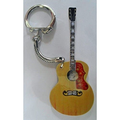 Lark Designs Gibson J200 Guitar Cut Out Keyring