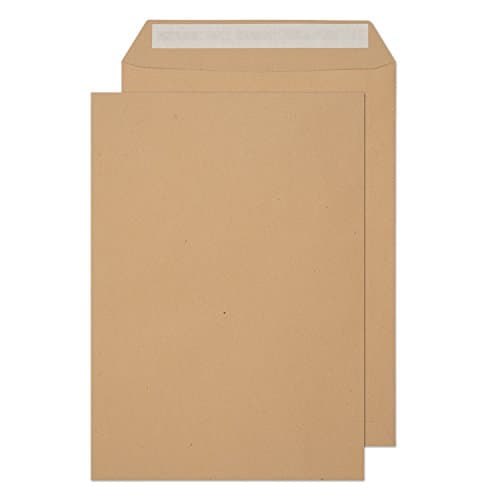 2X C4 / A4 Manilla Brown Peel &amp; Seal Envelopes Pack of 15 - High Quality Free UK Delivery by Saleverywhere