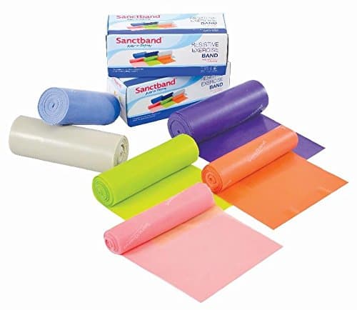 Sanctbandexercise band, 5.5 m roll, pfirsich/extra leicht