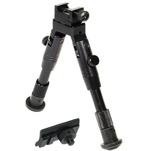 Tactical Bipod Sale,OUPOD Tactical Bipod [Picatinny Mount or Swivel Stud Mount] Ajustable height 7"-8" or 10"-11.5" (2 sizes to choose) [Best Hunting Bipod] [Panning] For Shooting Airsoft Rifle Gun Sniper, Rubber Stand