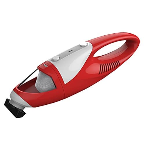 Car Dust Catcher Wireless Handheld Dustbuster Handheld Auto Vacuum Cleaner , red