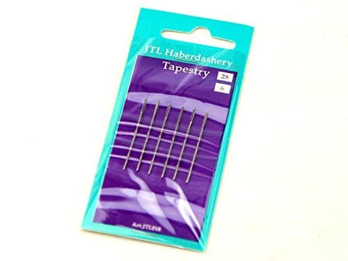JTL HaberdasheryCross Stitch Tapestry Blunt End Needles Size 28 (6pk)