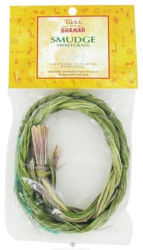 Triloka - Global Shaman Smudge Braid Sweetgrass - 29 In. by Triloka