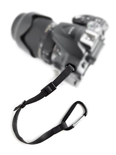Camera DSLR SLR Secure Strap (German Dealer) Carabiner + Durable Nylon Safety Cable for Camera Camera Shoulder Belt Neck by Mind Care Essentials (V2)
