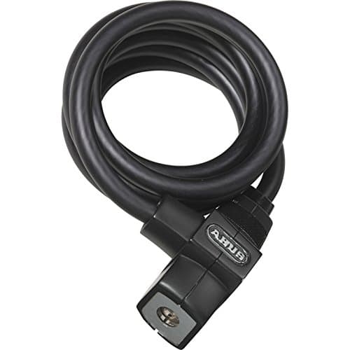 Advanced Abus 1.8 Metre 590 Series Recoil Cable Lock Smoke 9.5mm Diameter [Pack of 1] --