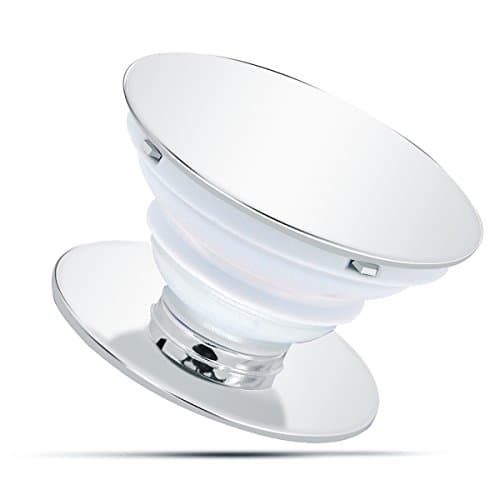 Pop Stand Vicksongs Expanding Stand and Grip Cell Phone Holder Supports for iPhone X 8 Tablets Kindle Silver