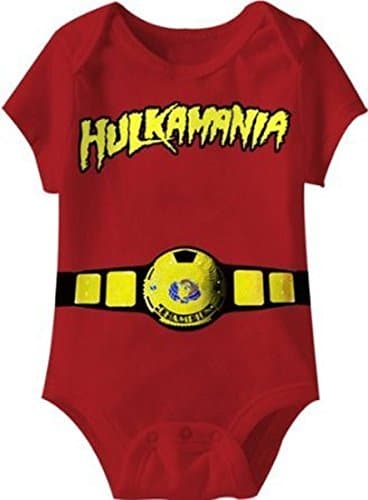 TV Store Hulkamania World Champ Costume Snapsuit Infant Onesie Baby Romper