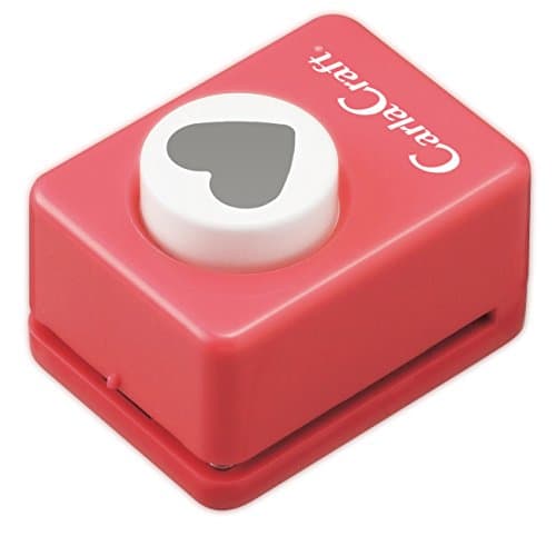 Carla Craft Heart Punch (1.5cm cut out shape) Card Paper Craft Punch , Scrapbooking