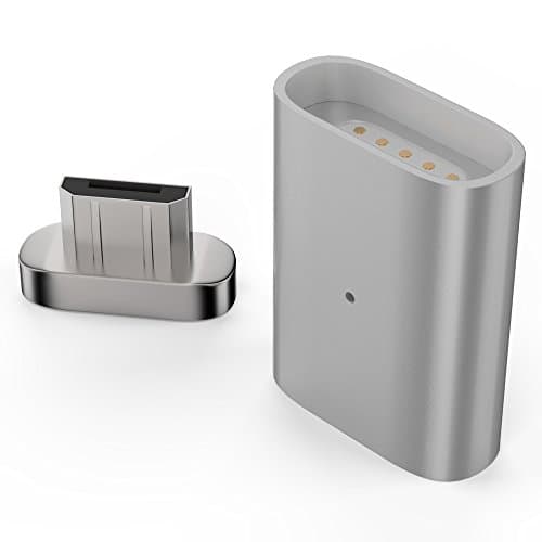 Esorio Lightning to Lightning Adapter Magnetic Connector in Silver