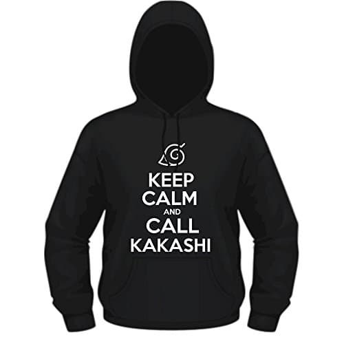Creepyshirt - KEEP CALM AND CALL KAKASHI - NARUTO INSPIRED HOODIE - S