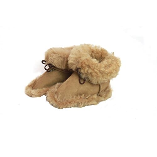 Baby Alex Sheepskin Lace Up Booties