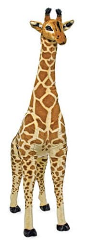 Salut Maman Melissa &amp; Doug Giant Griraffe Oversize Decorative Zoo Cuddly Toy Puppet – 135X78X35 CM Brown