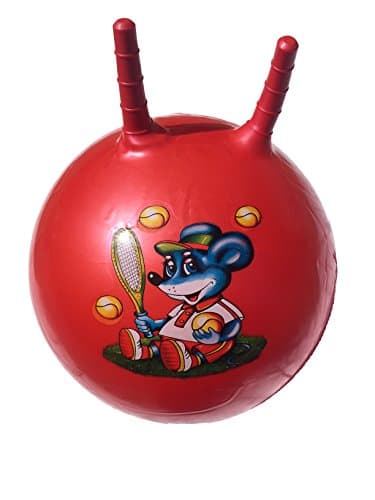 20" Inch Large Hopper Retro Ball Jump N Bounce Ball 50cm Outdoor Toy Adults/Kids Red, Blue, Pink Or Green HTUK® (Red)