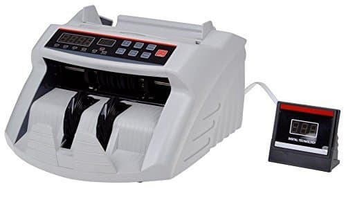 Digital Money Cash Bank Bill Counter Counting Machine Counterfeit Uv Mg Detector by Bill Counters