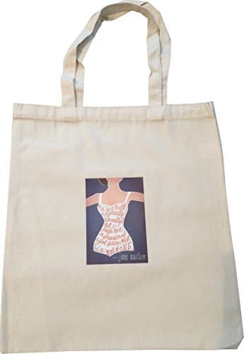 Jane Austen - Pride and Prejudice Quote - Shopping Bag