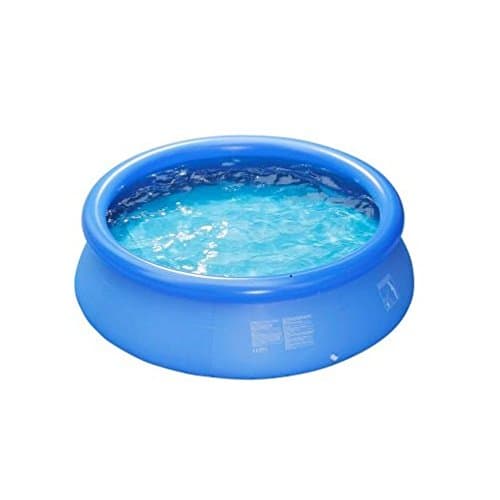 8ft wide round kids childs garden inflatible paddling pool. Large quick set deep water inflatable pool